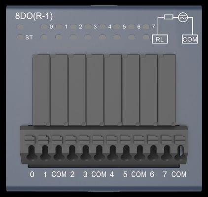 خرید ماژول ارتباطات PLC Decowell RS سری یکپارچه I / O 8do R-1 نصب آسان online manufacture