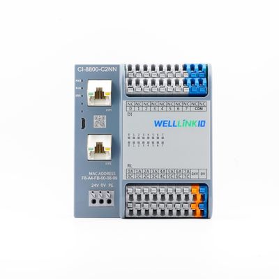 خرید Decowell CC-Link یعنی Field Basic I/O Module 8di8do PLC IO Module ODM CI-8800-C2NN online manufacture
